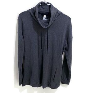 Lululemon Dark Gray Cowl Neck Sweatshirt